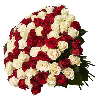 Букет 101 троянда для коханої