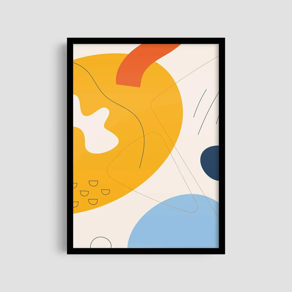 Постер в черной раме Roomy "Artistic Fusion"